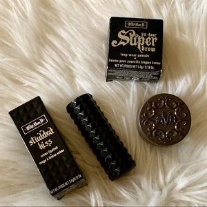 Kat Von D lipstick and brow pomade